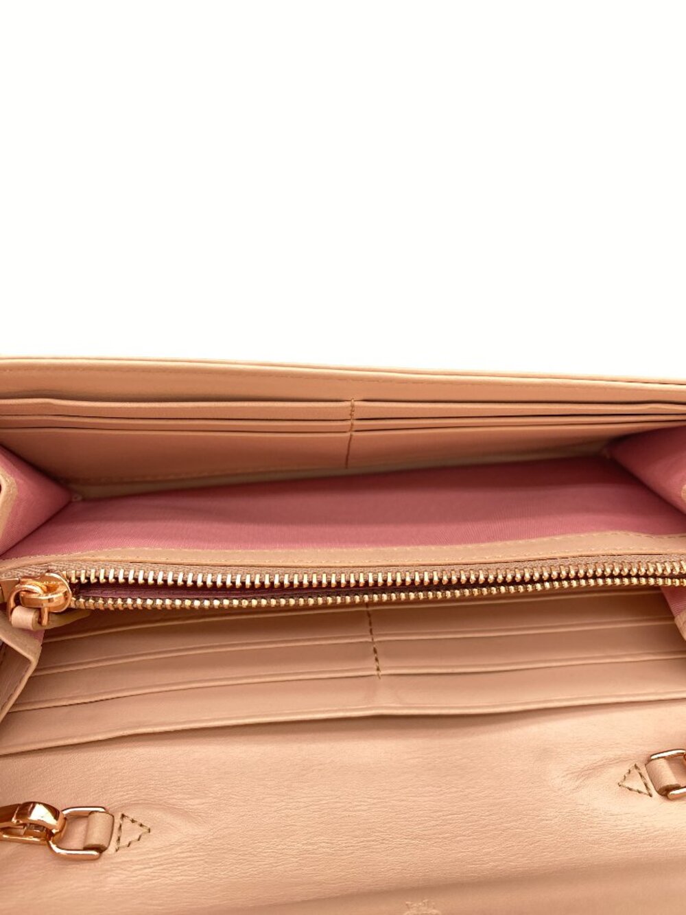 MCM Patricia Studded Visetos Wallet on Chain Rose Gold WOC 💗 Piper - Picture 8 of 14